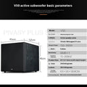 15 Inch Active Subwoofer 150-300W 6 Ohm Bass Speakers 40 Magnet Driver Audio 86dB Sound System For Home Theater Karaoke Dance DJ
