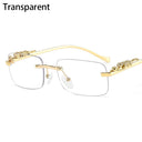 Trendy Rimless Square Sunglasses for Men and Women Fashion