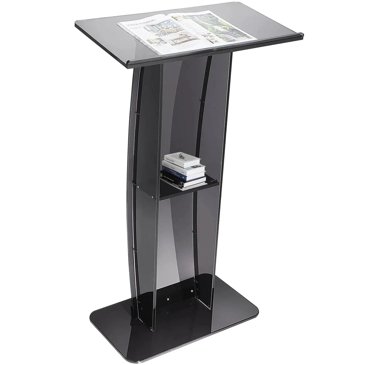 Clear Acrylic Lectern Shelf — product image 1