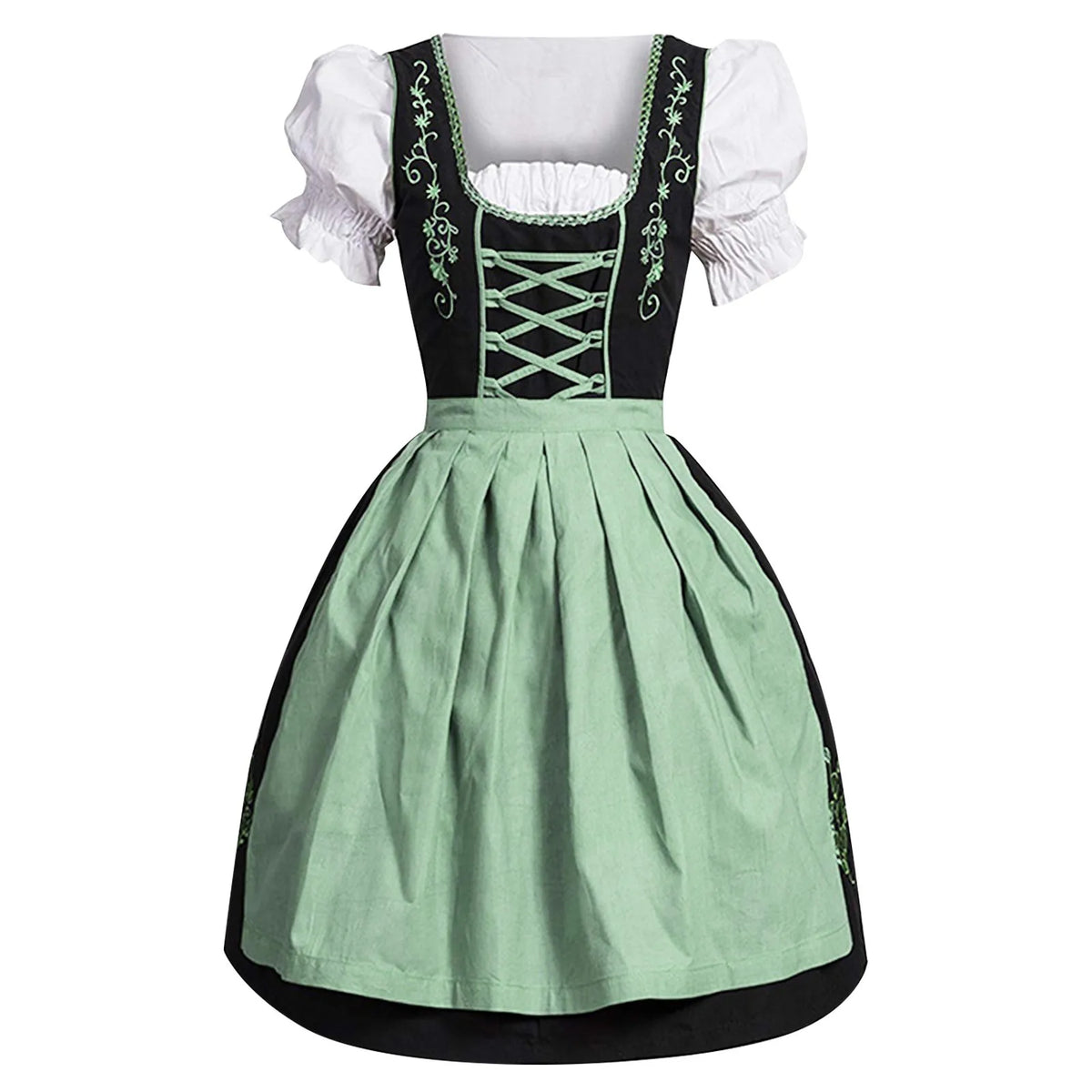 Lace-Up Oktoberfest Dirndl Costume Dress