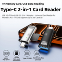 Type C To TF Card Reader Adapter