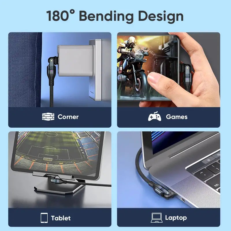 Fast Charge Usb C Braided Cable — product view 6