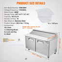 SucceBuy Commercial Refrigerator Sandwich Salad