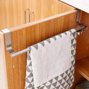 Stainless Steel Towel Bar: Versatile Cabinet Door Organizer