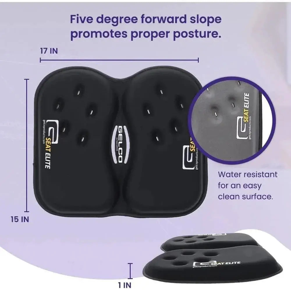 Premium Gel Foam Seat Cushion For Car Office Airplane Travel