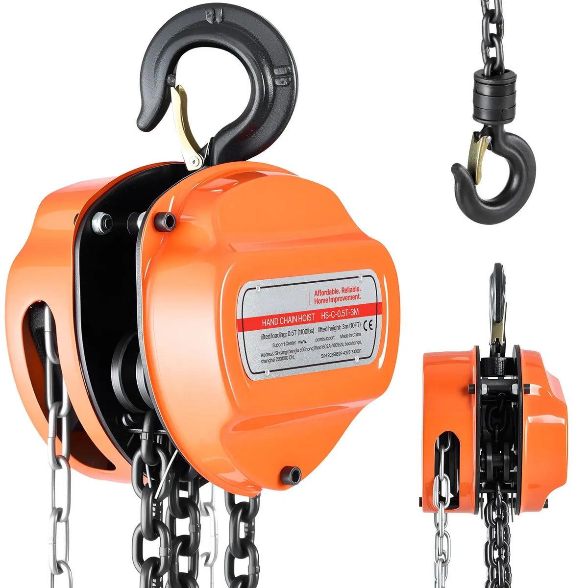 Manual Chain Hoist For Garage — product image 1