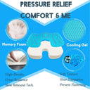 Memory Foam Seat Cushion for Office Chair Car Home