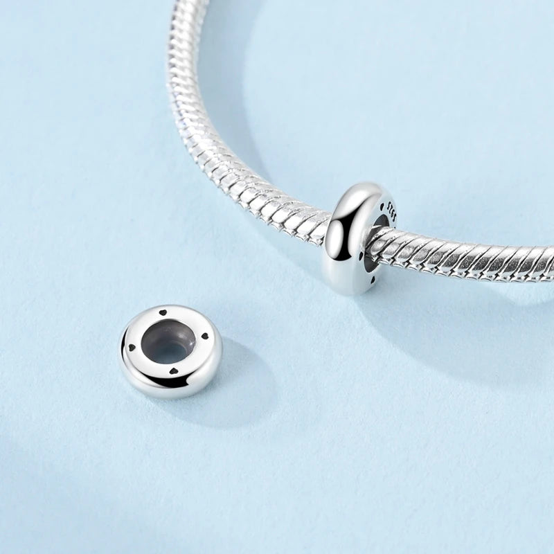 Silver Stopper Sterling Cz Pave