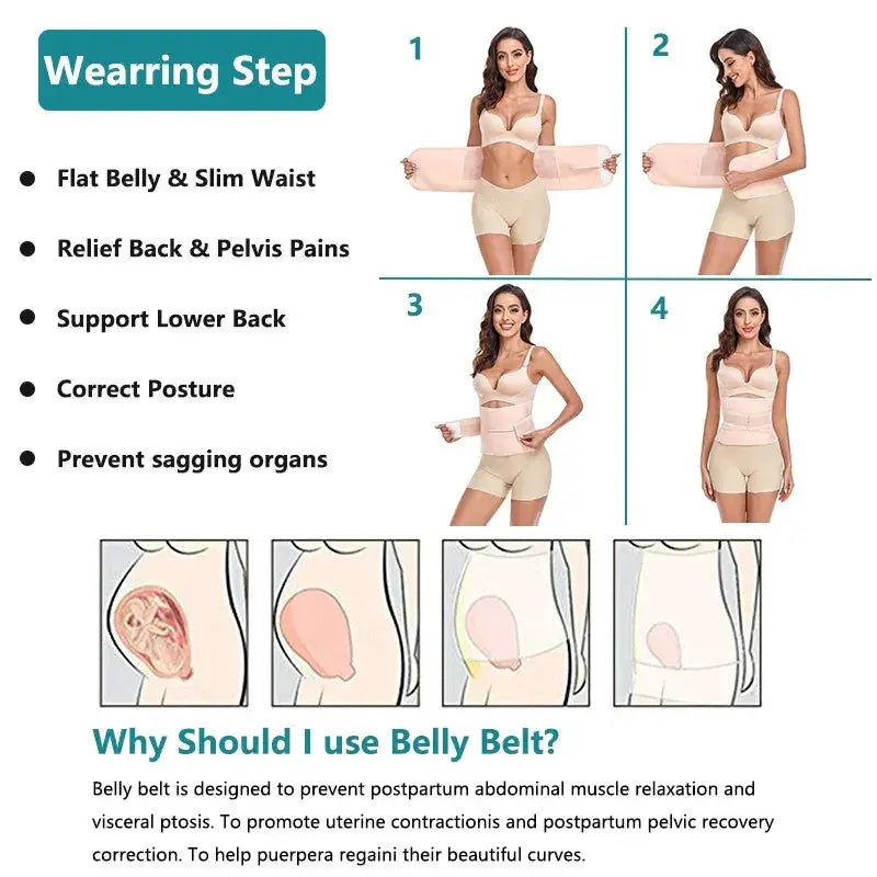 Postpartum Recovery Girdle For C Section Healing Belt