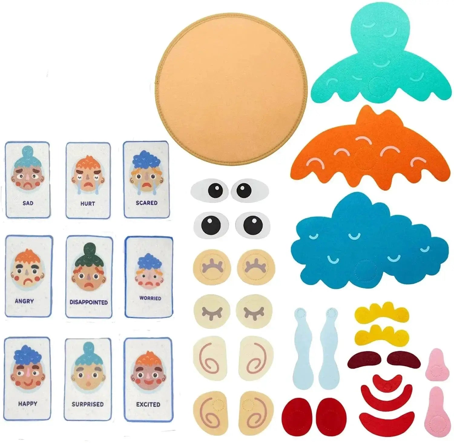 Montessori Emotion Change Facial Expression Game for Kids