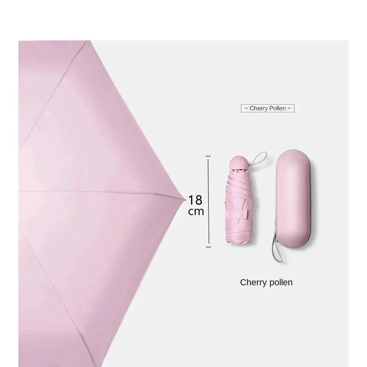 Capsule Umbrella Portable Solid Color Sunshade For Women - OurLum.com