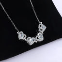 Sterling Silver S925 Four-Leaf Clover Necklace for Women