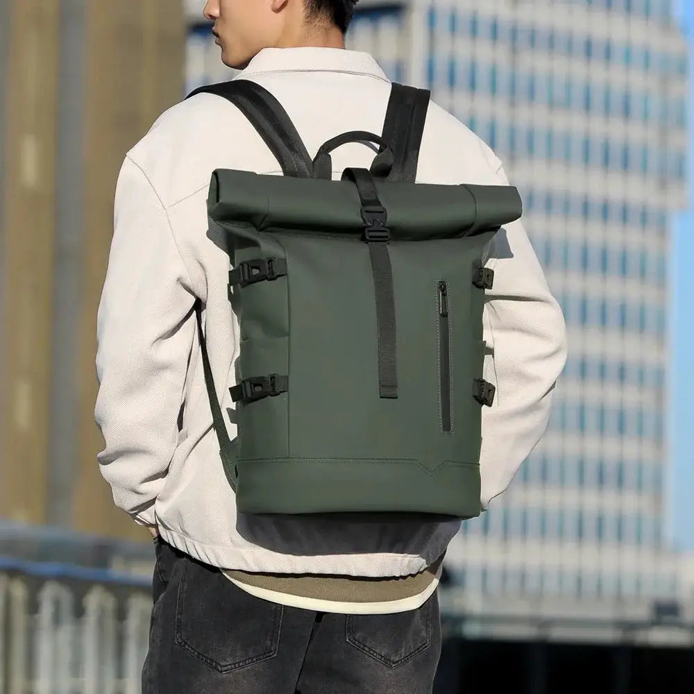 Waterproof Durable Outdoor Backpack Roll Top Fashion Casual backpacks for Hiking Travel Men Women Daily Commute mochilas рюкзак