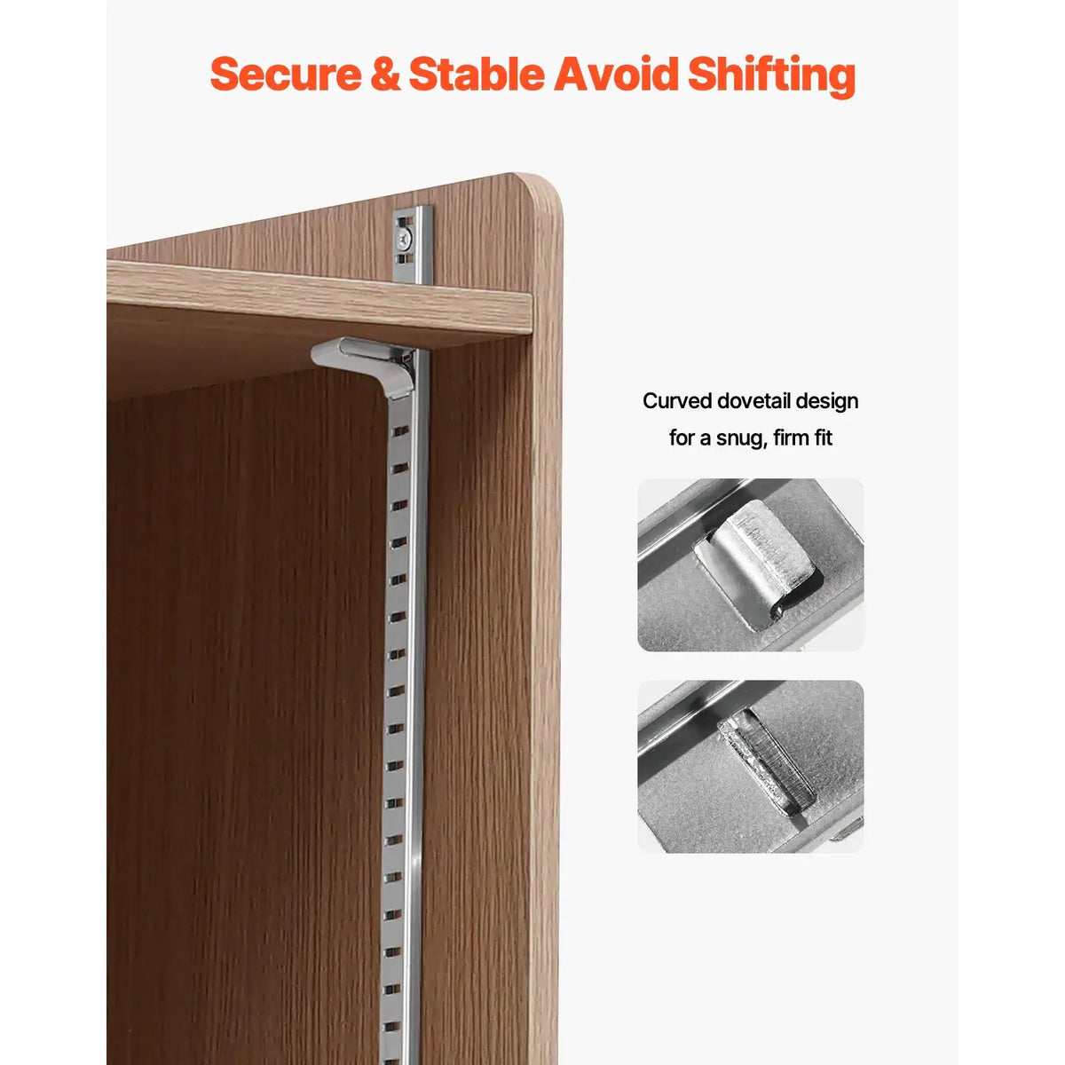 Set of Adjustable Steel Shelf Clips — product image 4