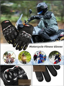 Full-Finger Motorcycle Gloves Men Touch Screen Cycling Protection