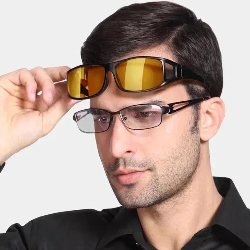 Unisex Motorcycle Driving Goggles Night Vision Sunglasses - OurLum.com