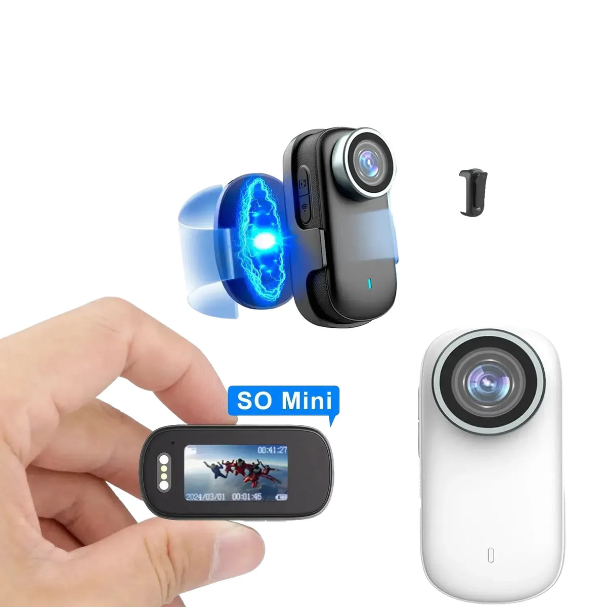 Mini WiFi Sports Camera - Waterproof — product view 1