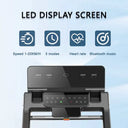 Electric Lifting Foldable Treadmill With LED Screen For Gym Use