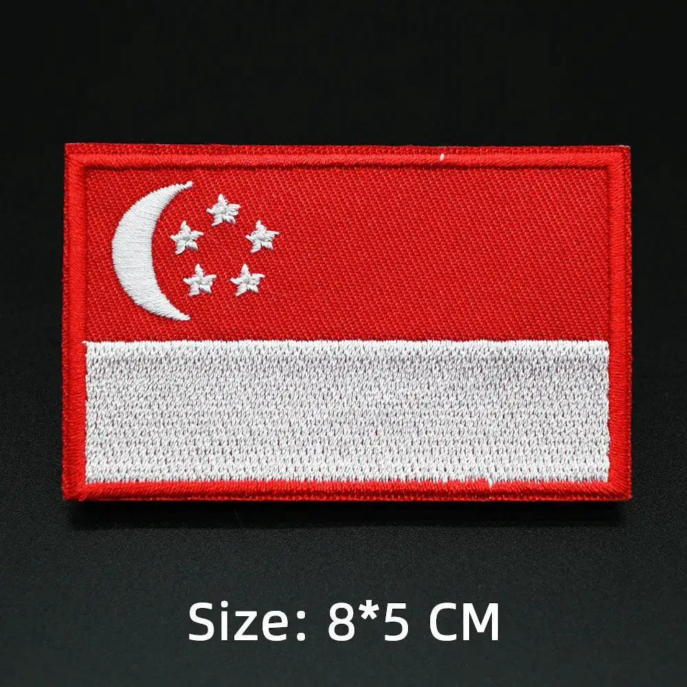 Embroidered Flag Patches For Custom Military Backpack Gear