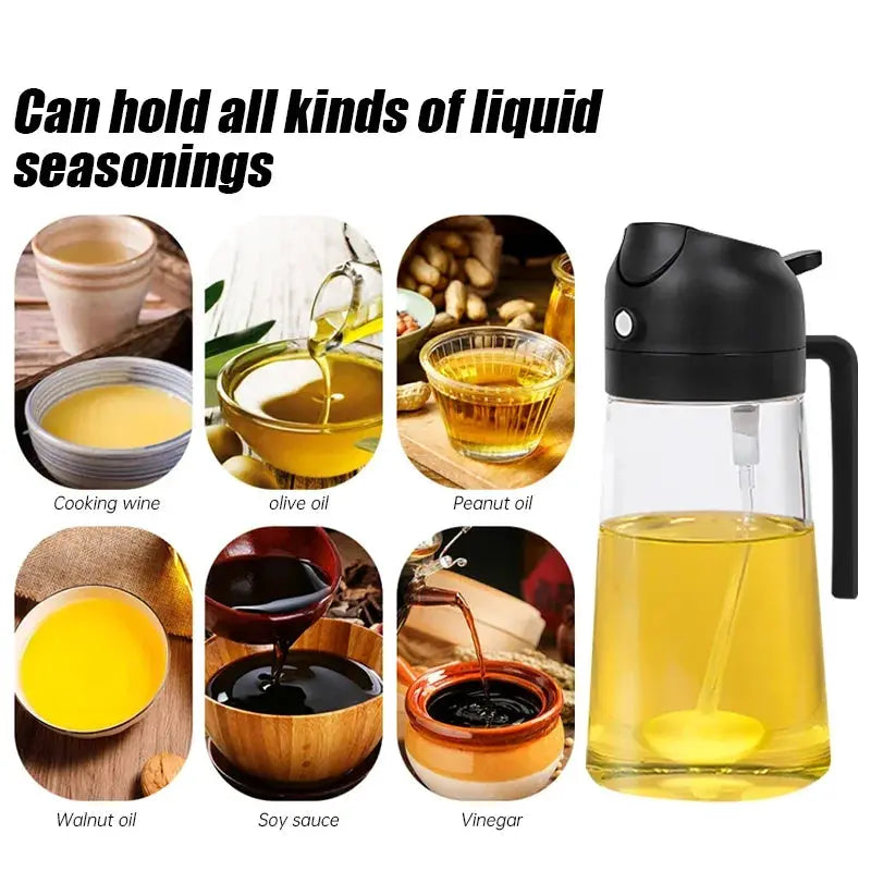 Plastic Spray Oil Sprayer Bottle For Cooking - OurLum.com
