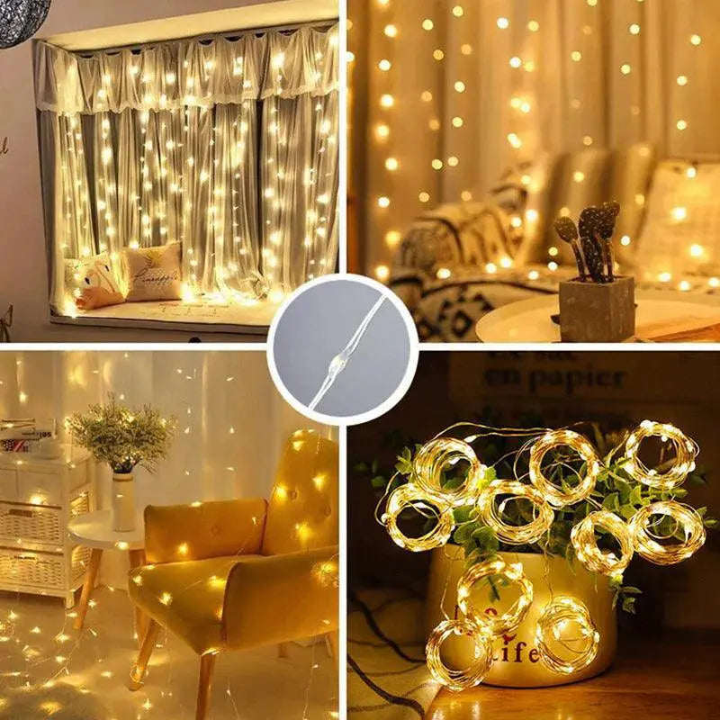 USB Fairy String Lights For Christmas And Holidays Decor