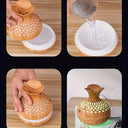 300ml Colorful Light Wooden Aromatherapy Humidifier Mini USB