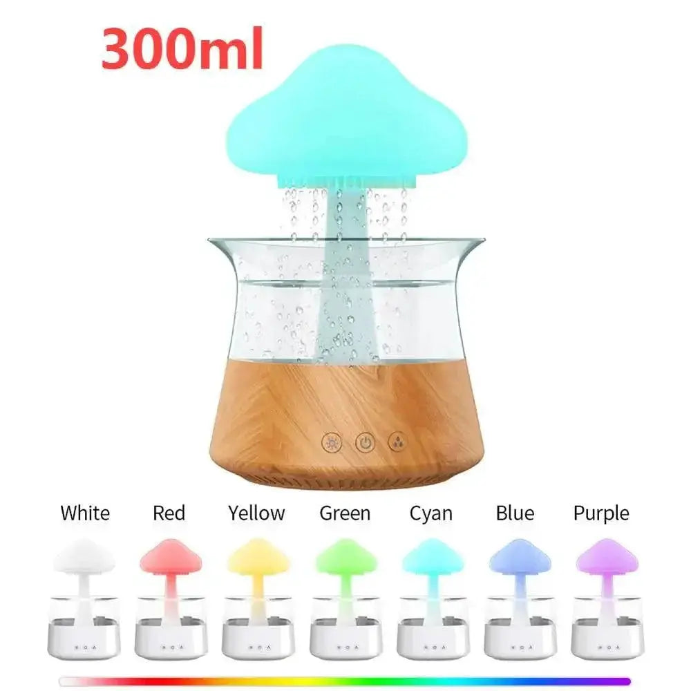 Mushroom Rain Cloud Humidifier for Serenity and Comfort