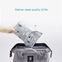 Baby Diaper Bag Organizer Reusable Waterproof Wet Dry Pack