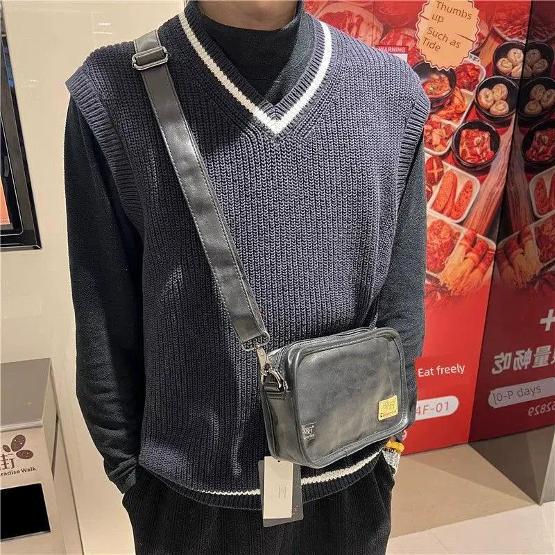 Mens Stylish Crossbody Phone Holder Trendy Fashion Bag