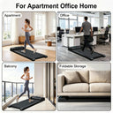 Ultra Quiet Under Desk Walking Pad Treadmill 12 Speed LED Display