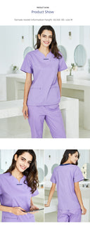 Annuo Elastic Dental Women's Clothing Surgical Gown for Comfort