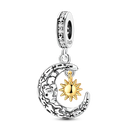 Sterling Silver Golden Clover Charm