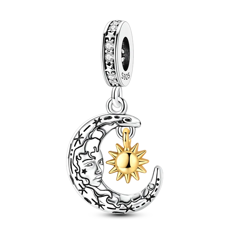 Sterling Silver Golden Clover Charm
