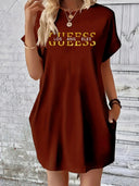 Guilancn Plus Size Dress for City Wear