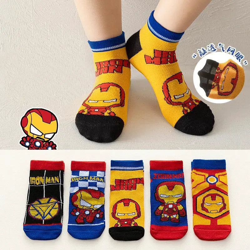 Heroic Adventures Boys Superhero Sock Set 5 Pairs Bundle