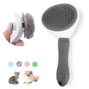 Cat Grooming Brush Non-slip Stainless Steel Hair Removal Tool
