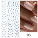 Elevate Your Style with Chic 3D Nail Art Decals Set