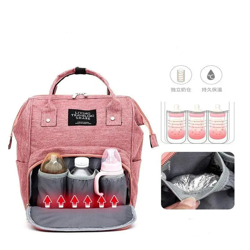 Ultimate Waterproof Nappy Backpack Diaper Bag For Moms