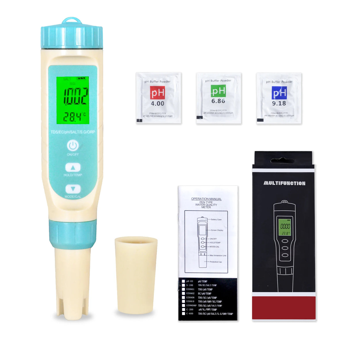 Water Quality Tester Pen Meter for Pools, Drinking Water — product view 5