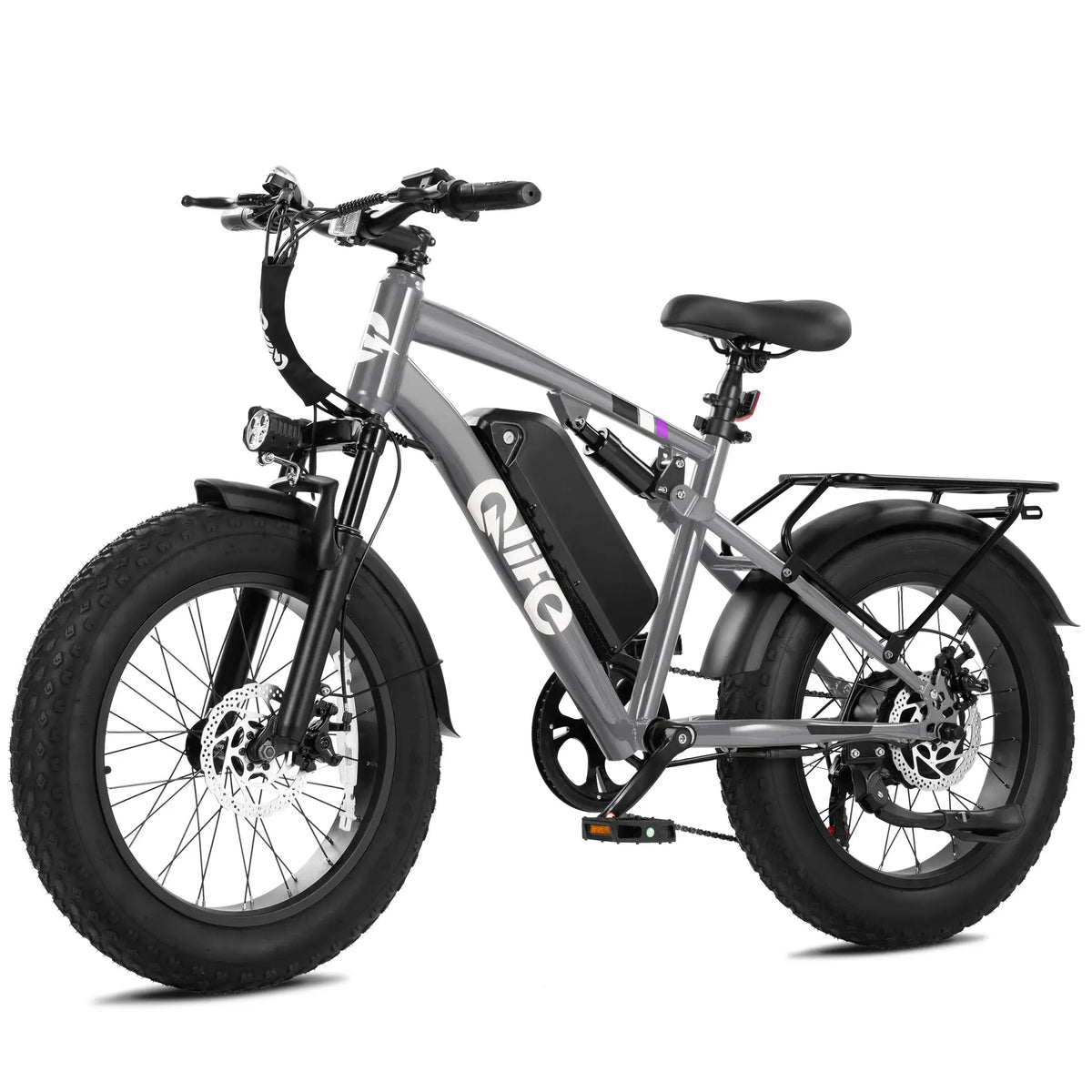 Qlife Fat Tire Ebike - Mile Range — product view 7