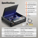 SucceBuy Steel Fingerprint Pistol Safe