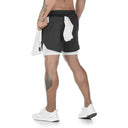 Camo 2-in-1 Quick-Dry Running Shorts for Gym Fitness