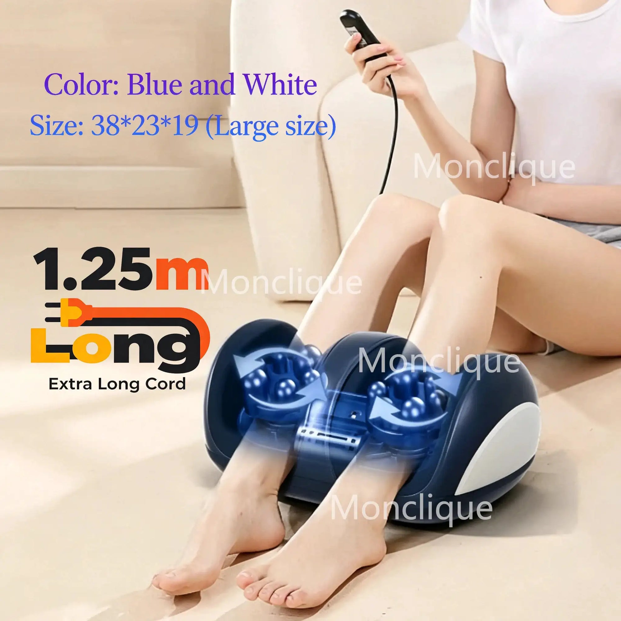Super 3D Roller Electric Foot Massager Heating Vibration Massager Squeeze Kneading Plantar Legs Relaxation Muscles Anti-fatigue