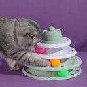 Interactive Cat Toy Tower for Intelligence Training Fun
