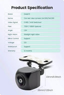 Rear View Camera for Cars Safer Parking