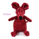 Plush Dog Toy Animals Corduroy Bite-Resistant Squeaky Toys