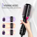 Hair Blow Dryer:  Brush Ionic Hair Dryer And Styler Oval Barrel
