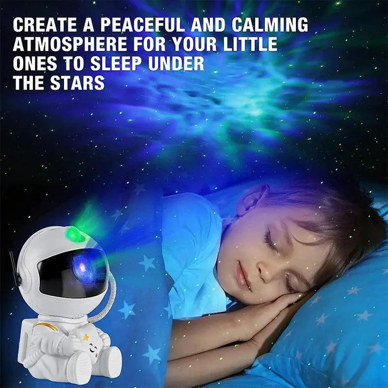 Astronaut Galaxy Projector LED Night Light For Bedroom
