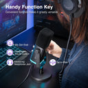 USB/XLR Dynamic Microphone with RGB Control AmpliGame-AM8