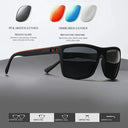 Square Polarized Sunglasses - Reliable UV Guard.